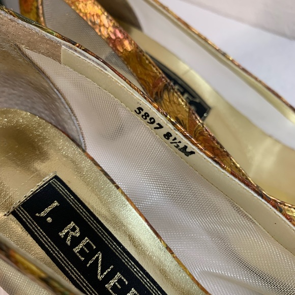 J. Renee’ Metalic evening heels - Picture 3 of 7